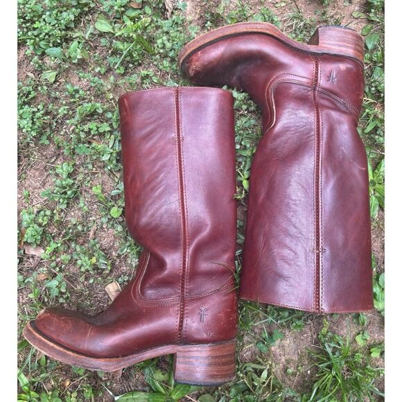FRYE
Campus 14l Boots in Garnet Size 7 / Made In USA - Picture 7 of 16